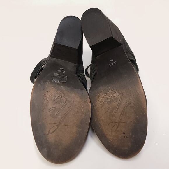 Free People Carrera Heel Boot Size 39 8.5 Slate Womens Shoe Shoes Heels Bootiez - Picture 7 of 14